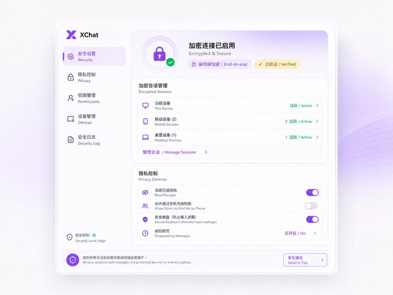 严谨的安全通讯架构